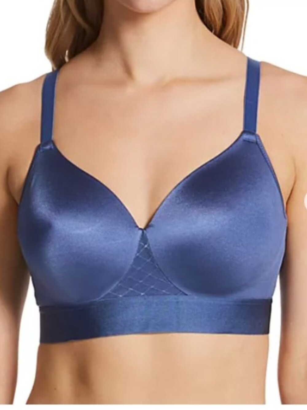Bali One Smooth U Underwire Bra (38C) EUC Like NewPeriwinkle Blue
